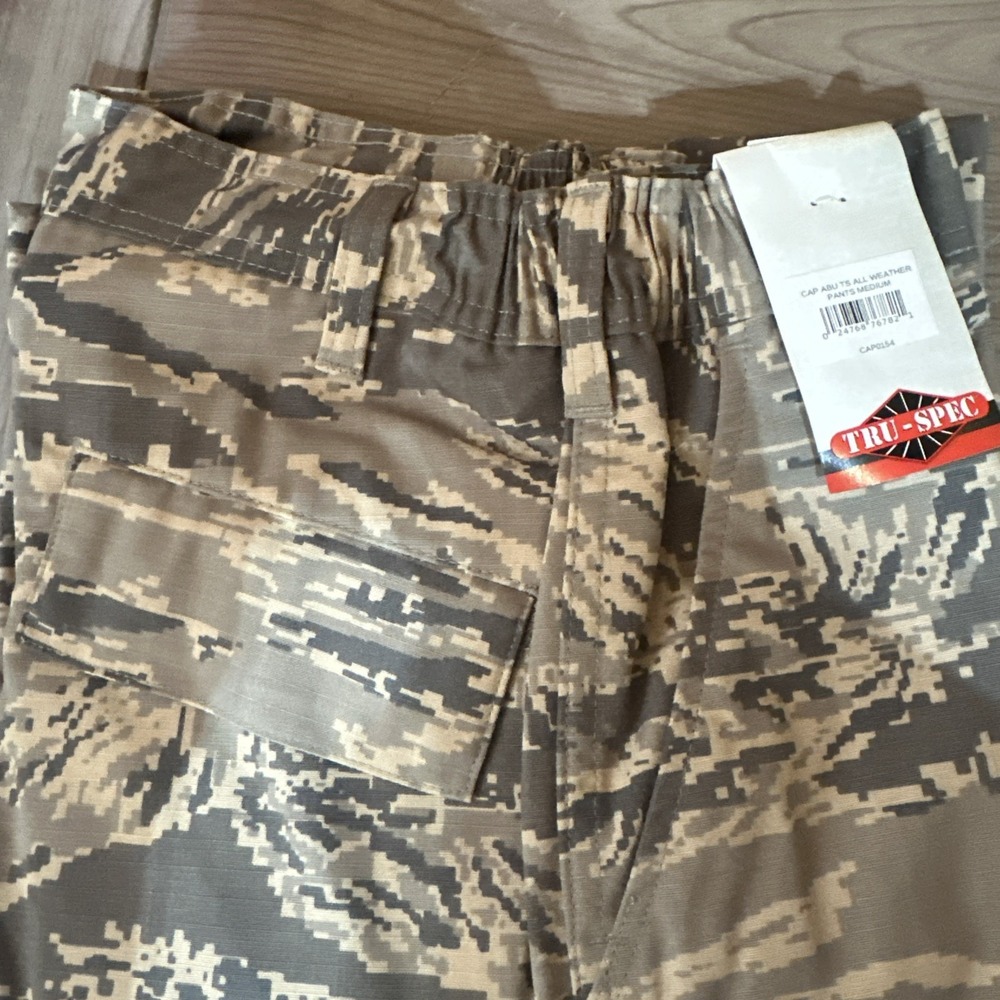 Tru-Spec Vanguard Pants Mens Medium Regular Camo Air Force ABU All Weather BNWT